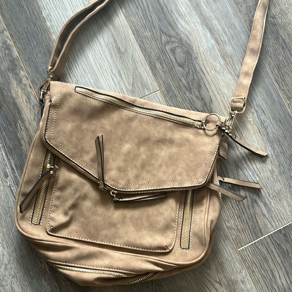 Brown crossbody bag